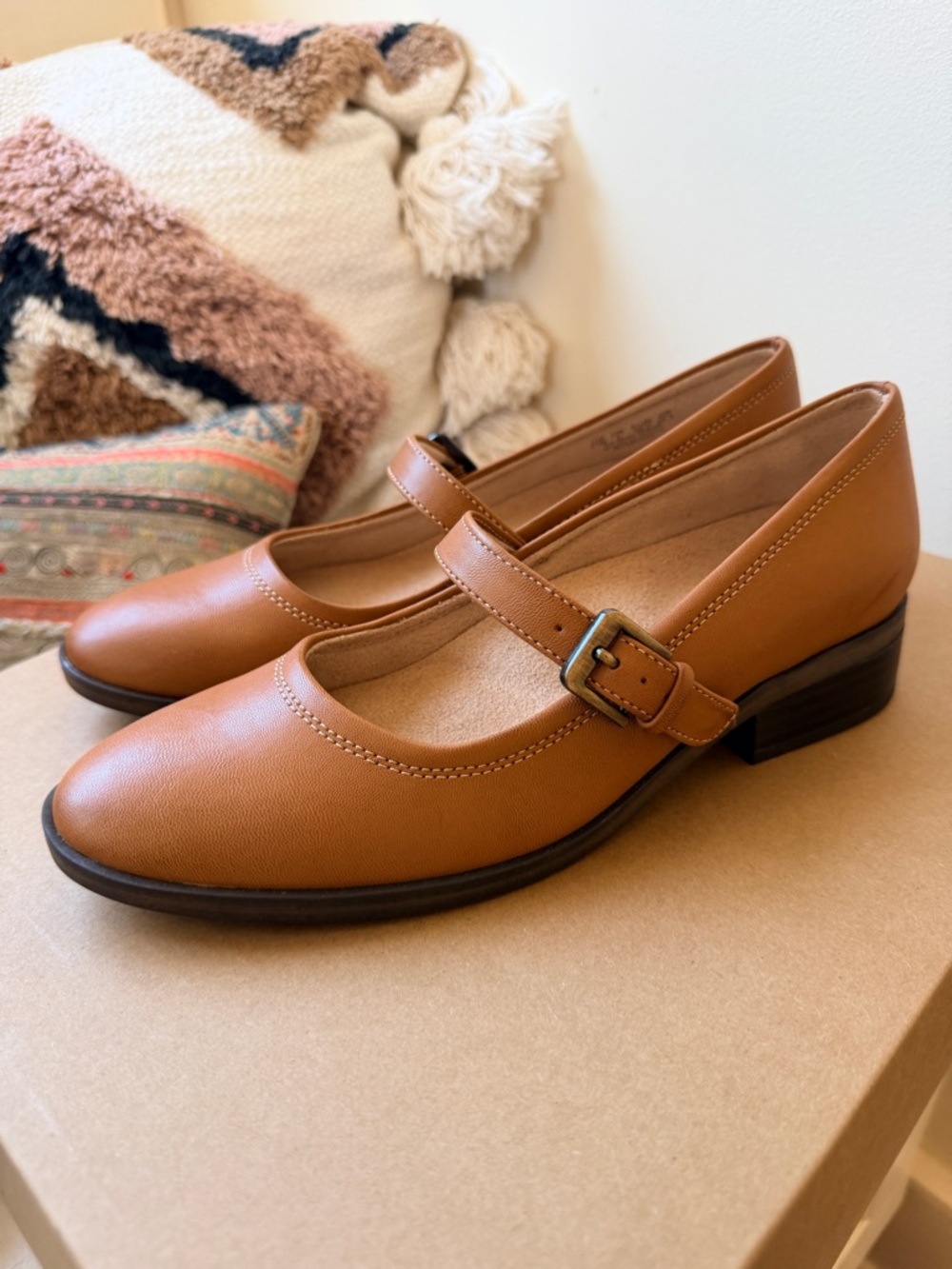 NWOT/Brand New Naturalizer SOUL Ramona Leather Block Heel Mary Jane - 6.5 - Picture 4 of 7